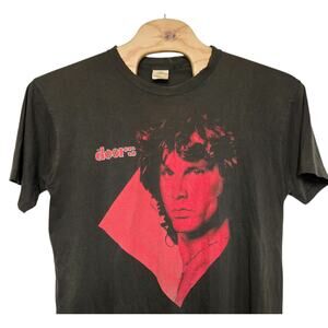 VTG 1996 The Doors Jim Morrison Black Shirt Single Stitch XL Distressed READ